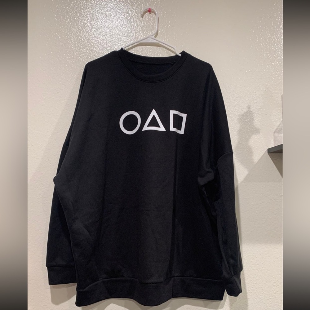 Squid Game Sweatshirt - Black Netflix